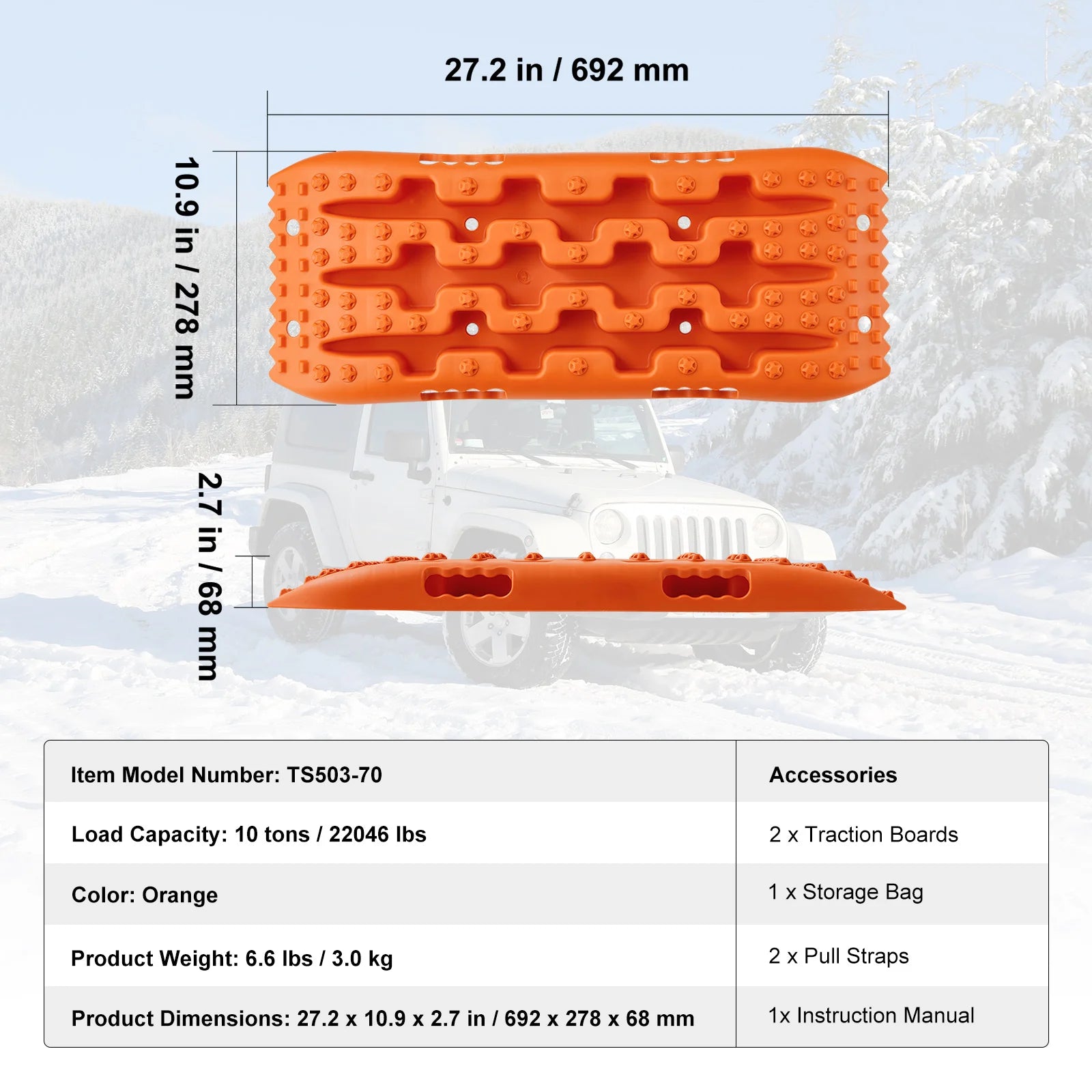 10 TON Traction Boards.
