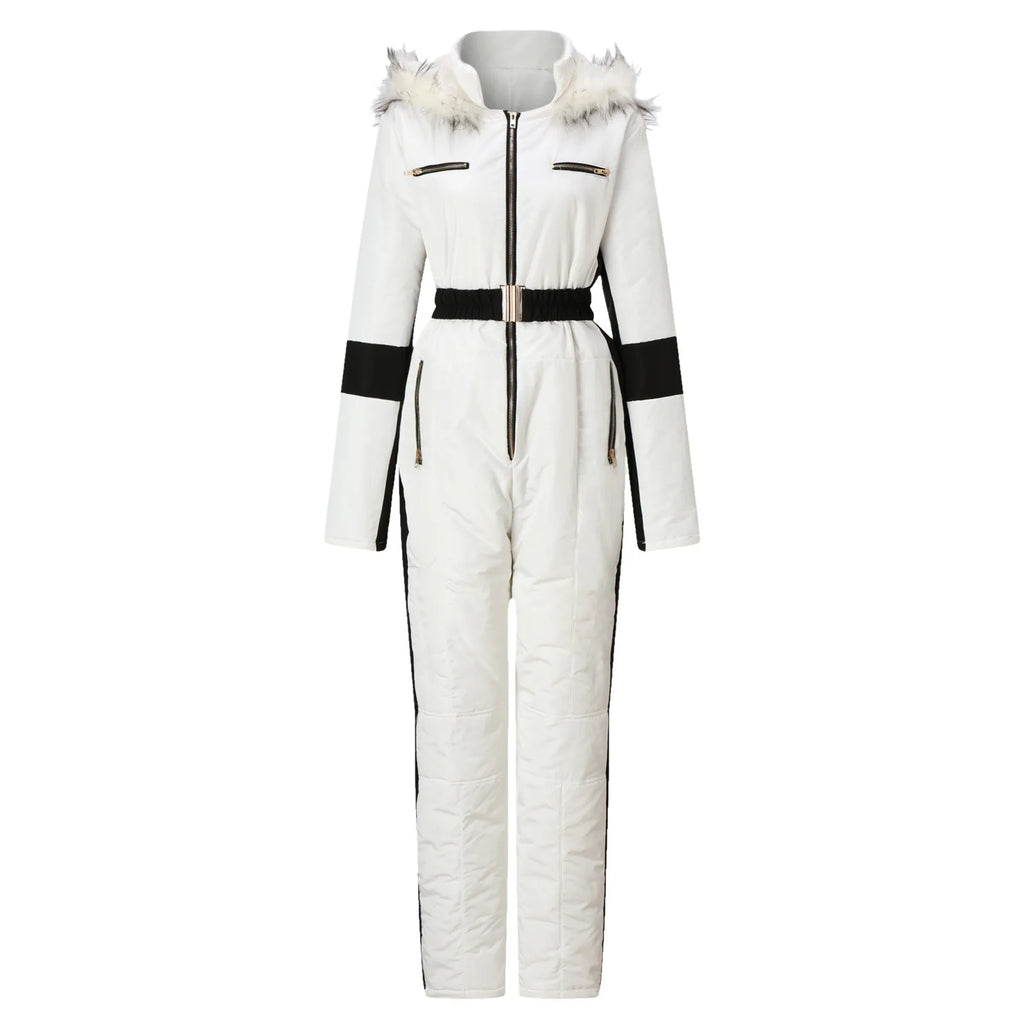 Women's Winter Outdoor Sports Jacket Jumpsuit.