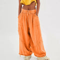 Women Wide leg Beach Pants.