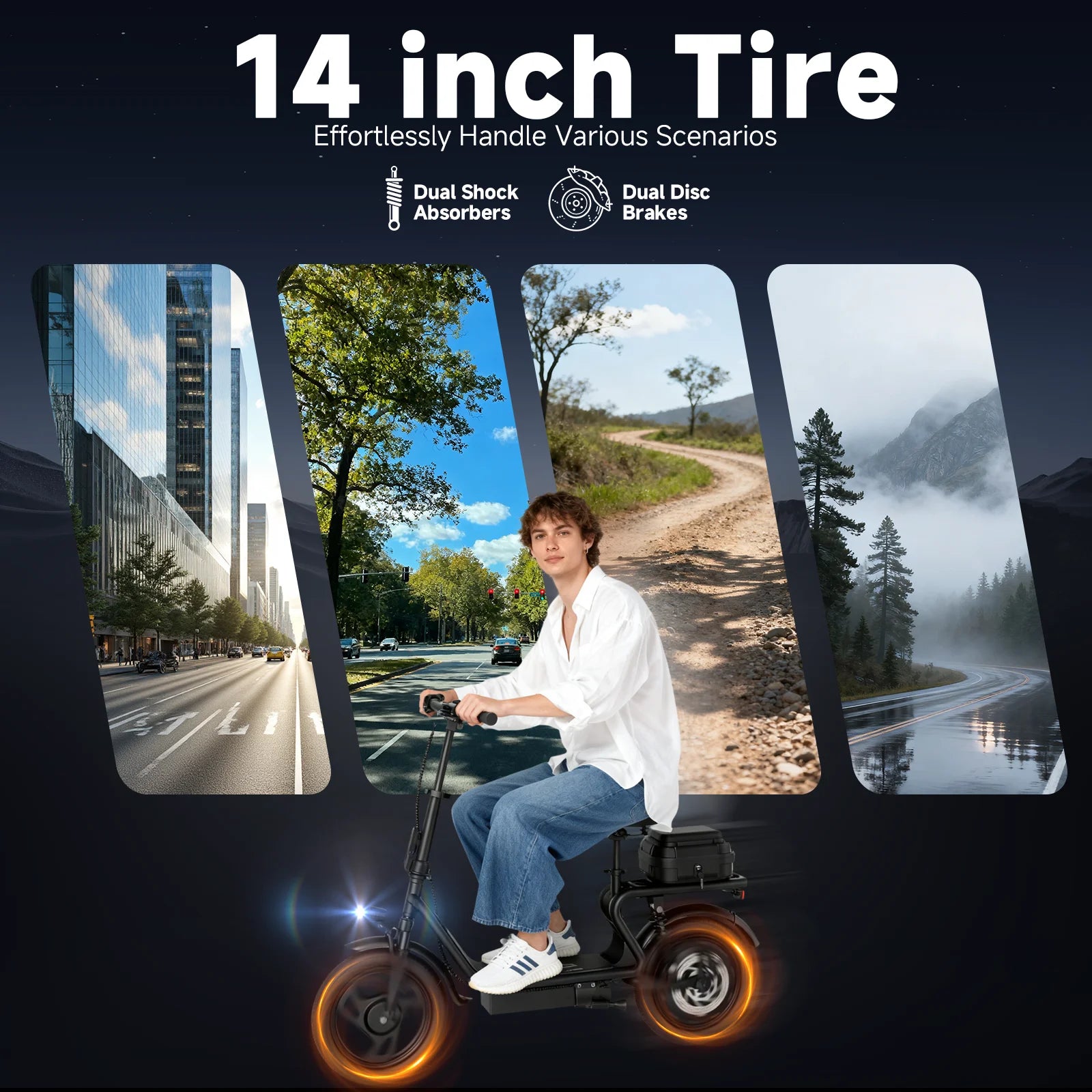 500W 14 inch Electric Bicycle with Box.