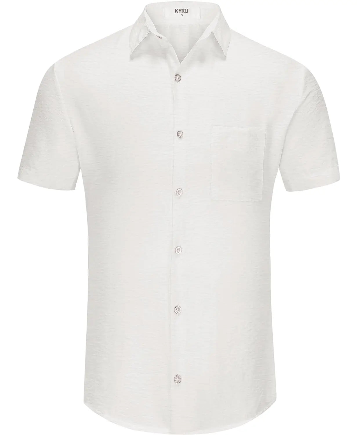 Men's short sleeve button-down shirt by Your Outdoors n' More, shown with a casual fit and classic collar.