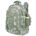 Military tactical backpack in 60L capacity with multiple compartments, durable fabric, and adjustable straps for outdoor adventures.