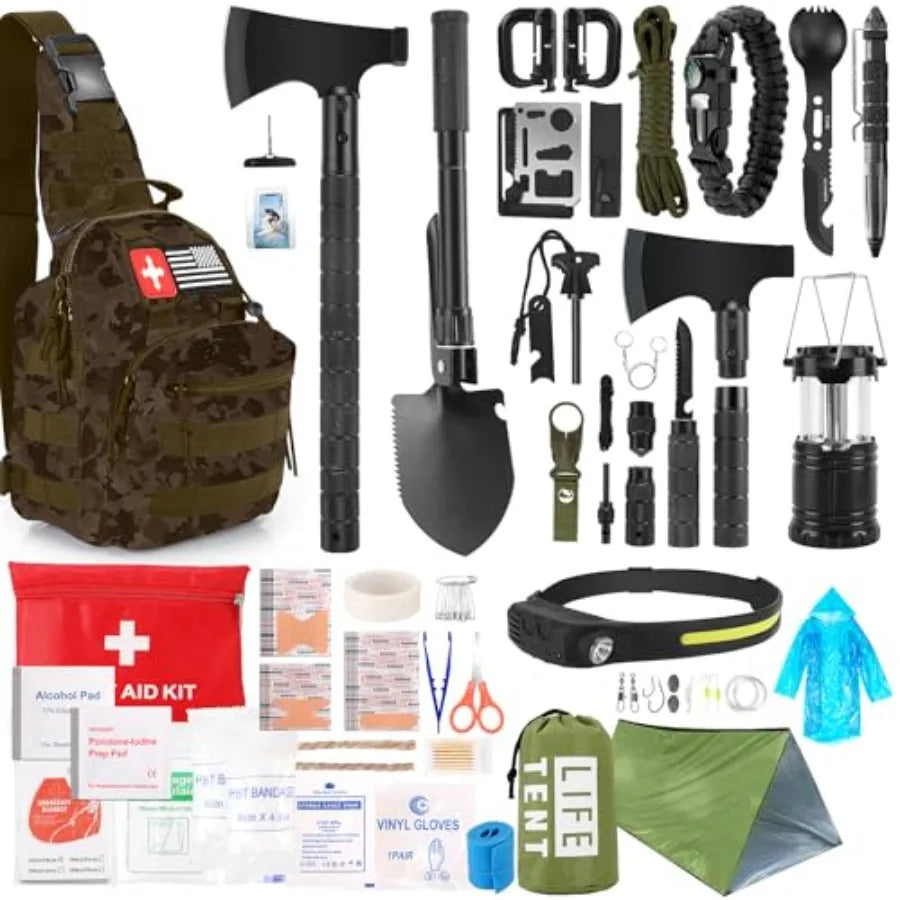 268 Piece Emergency Survival Kit.