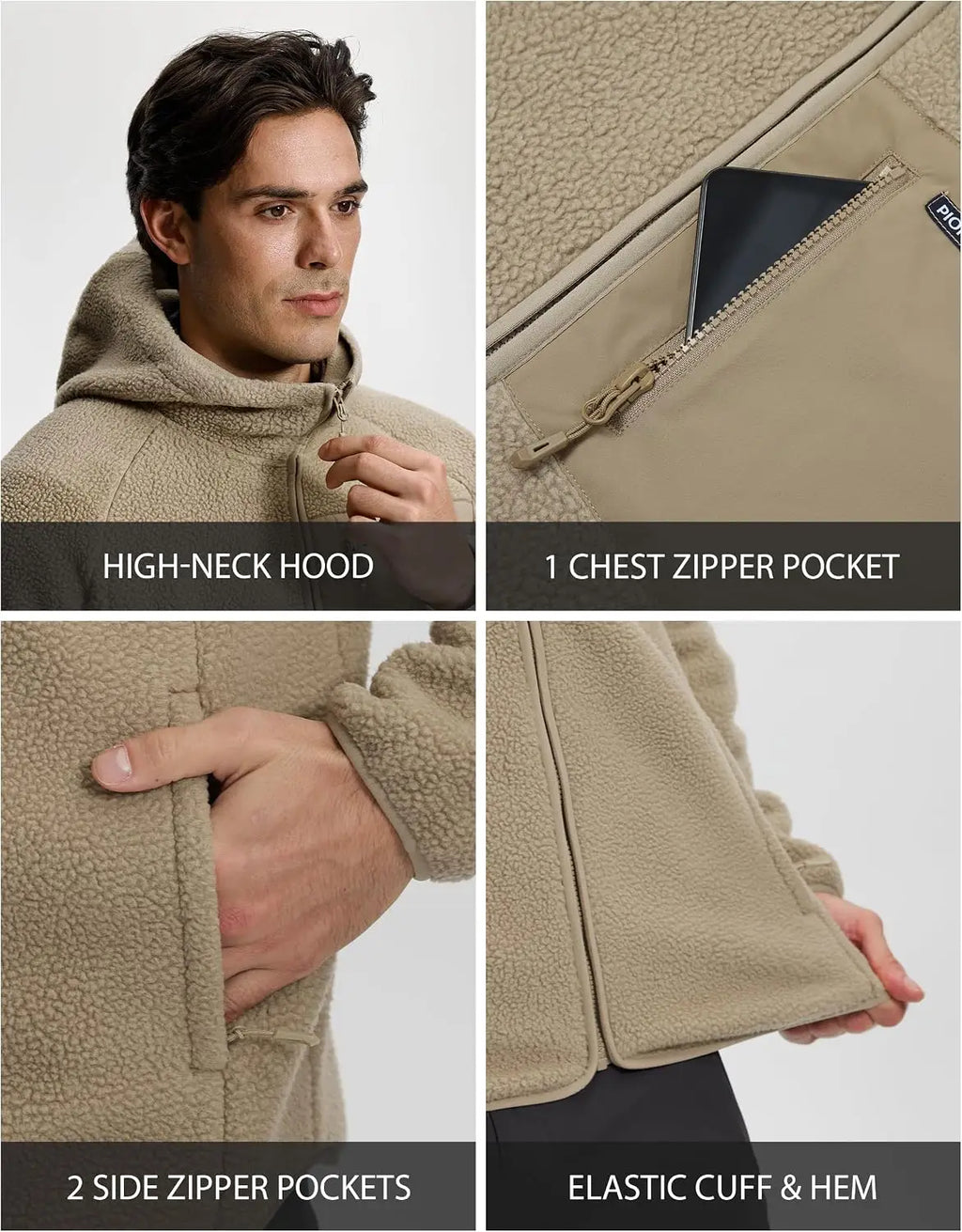 Men's Polar Fleece Warm Jacket.