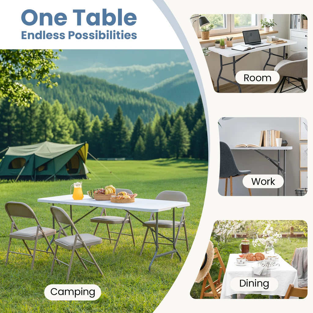 Portable Folding Outdoor Indoor Table.