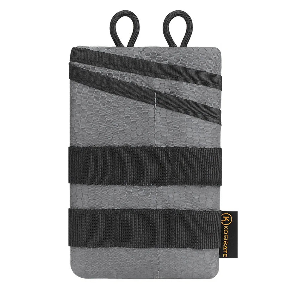 Foldable small tool storage EDC pouch by Your Outdoors n' More, featuring compact design and multiple compartments for organized gear.