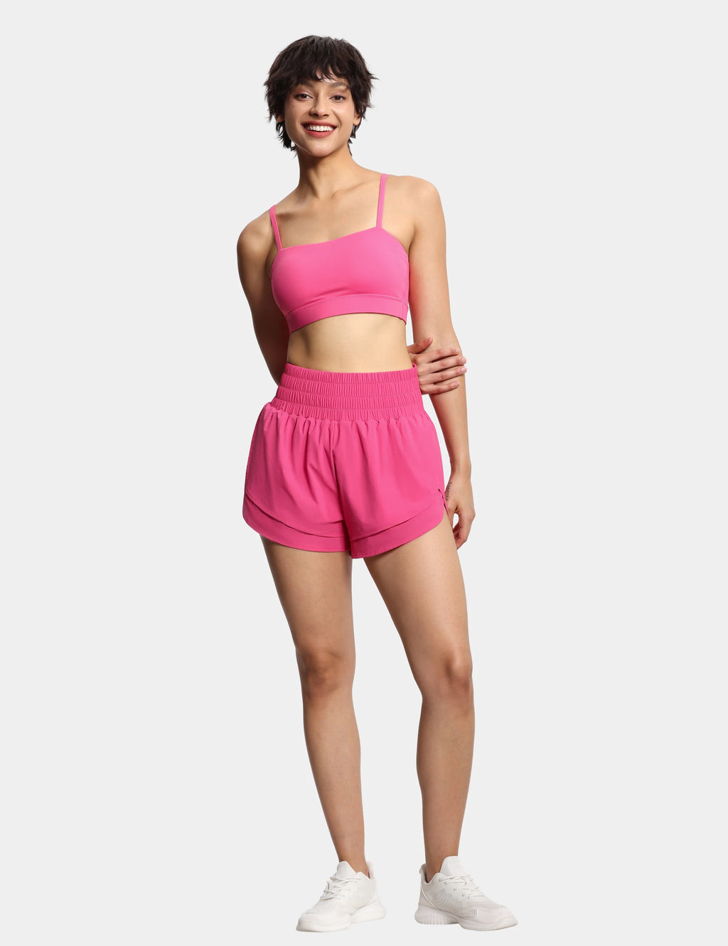 Women's High Waisted Workout Shorts.
