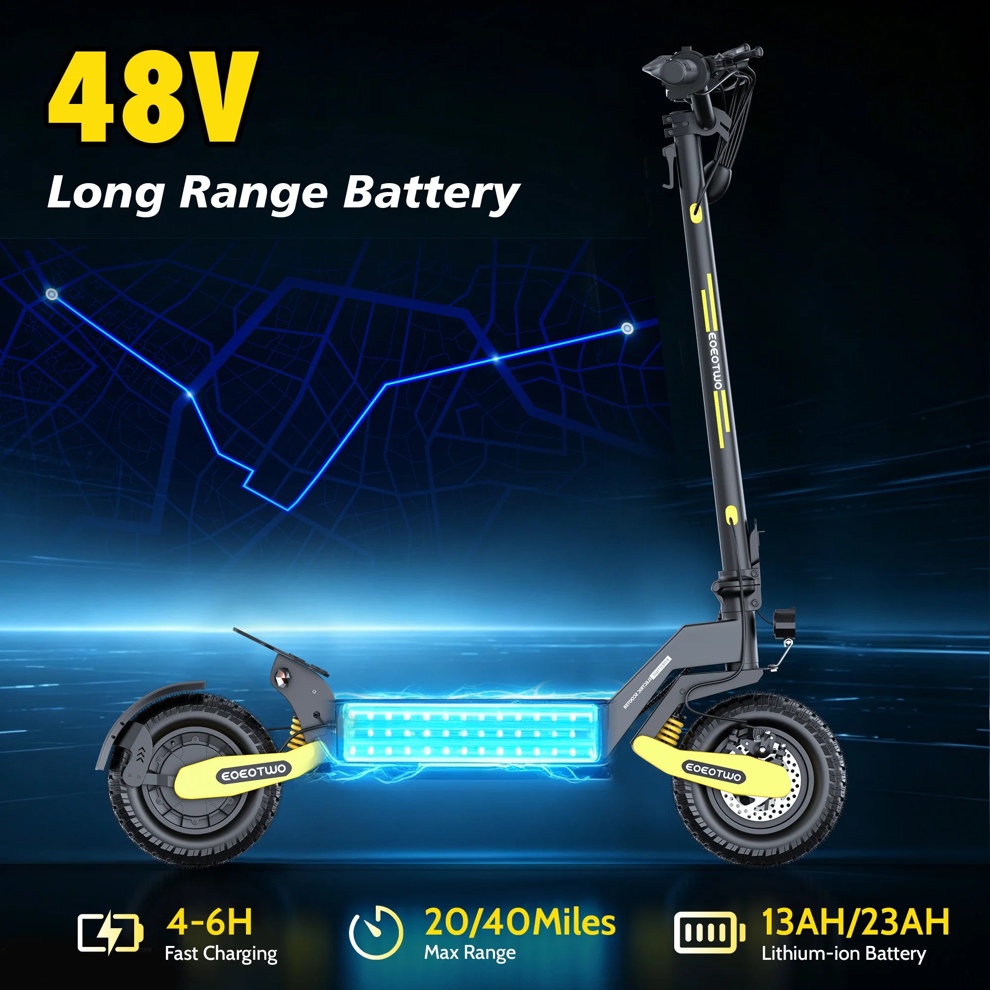 1200 W Off Road Electric Scooter.