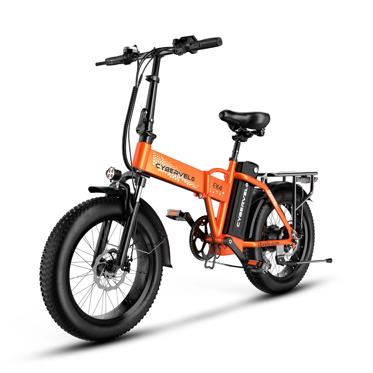1000W Folding Electric Bike, 30+MPH, 80 Miles Max Range.