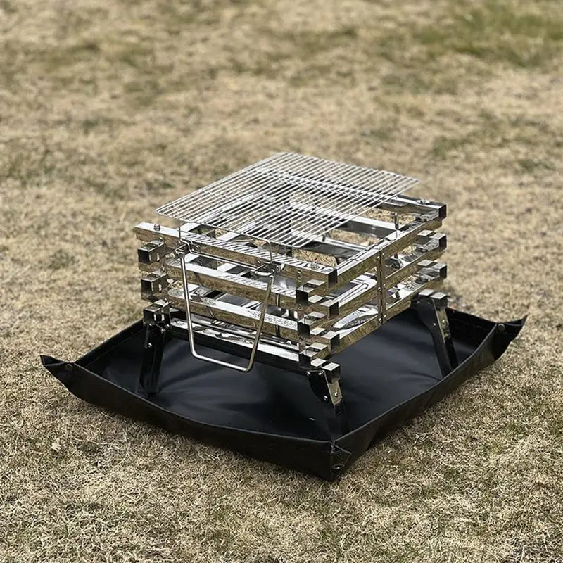 Camping Fire Pit Mat.