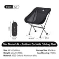 Naturehike Ultralight Folding Chair L04 150kg Load Capacity for Fishing Picnic Outdoor Hiking Moon Chair Portable Relax Chair