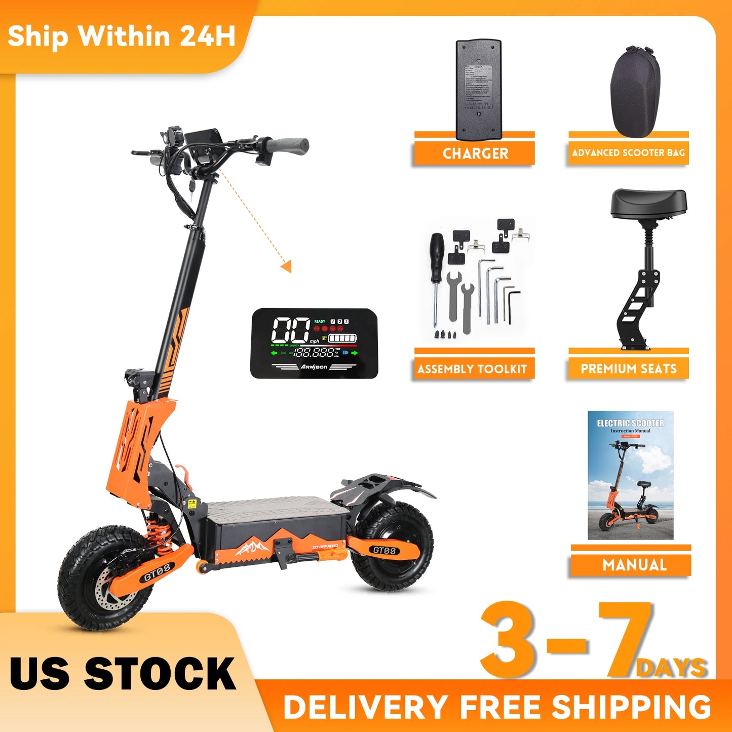 5600W Adult Electric Scooter