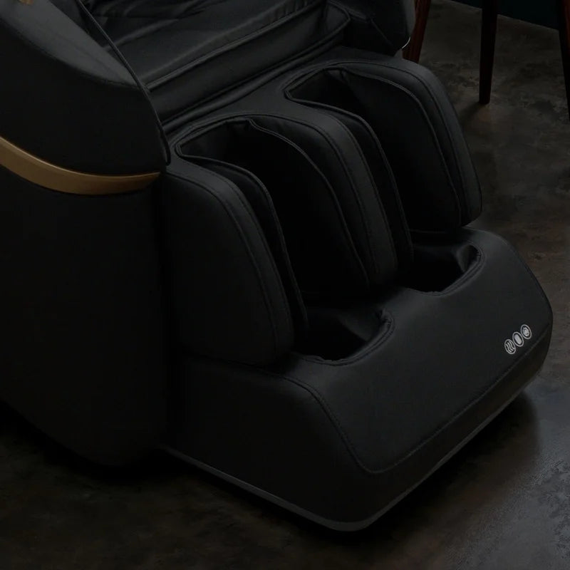 Home Black Massage Chair with Tablet Control.