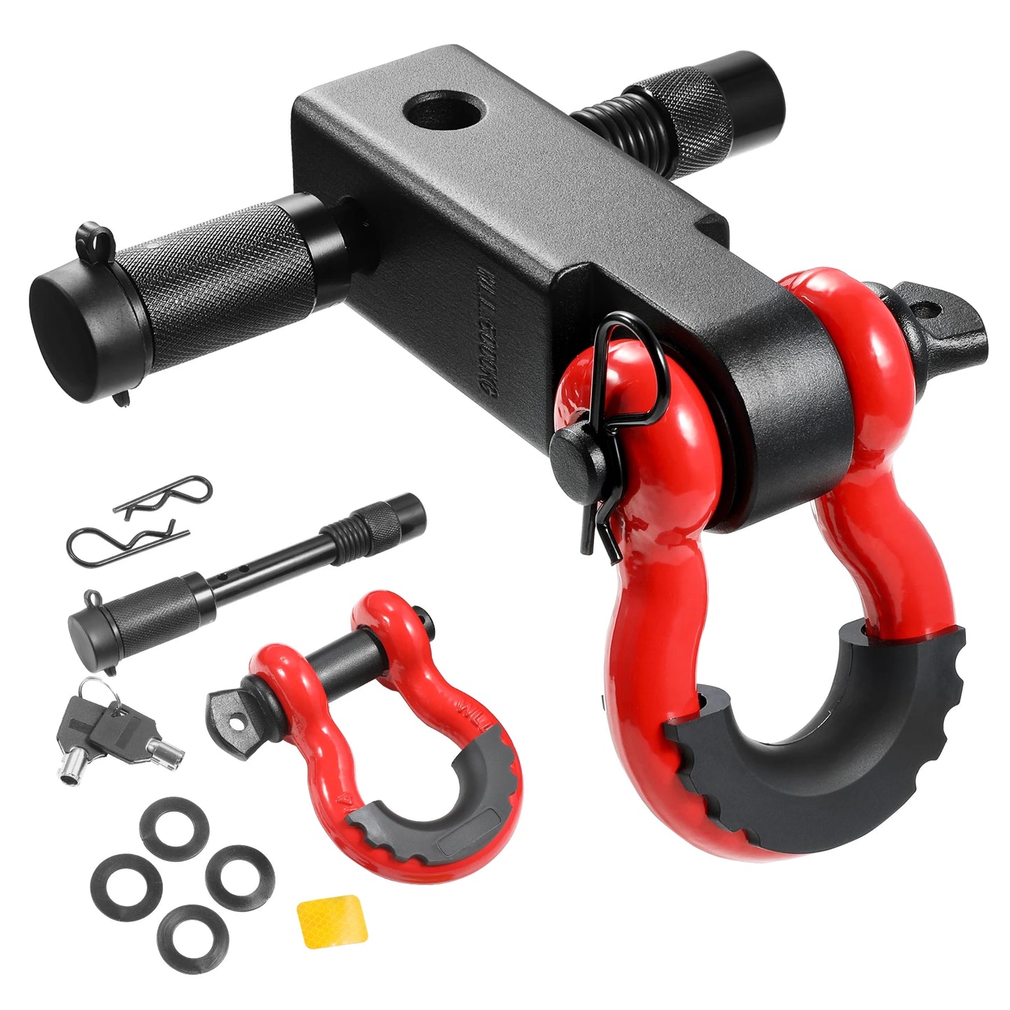 VEVOR 2" Shackle Hitch Receiver D-Ring