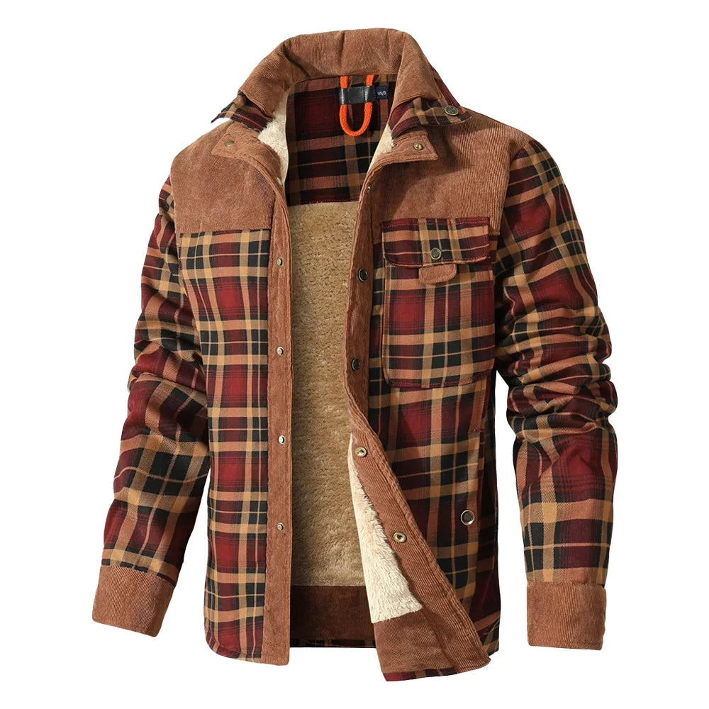 Men's outdoor jacket from Your Outdoors n' More, featuring a durable fabric and full front zipper, suitable for outdoor activities.