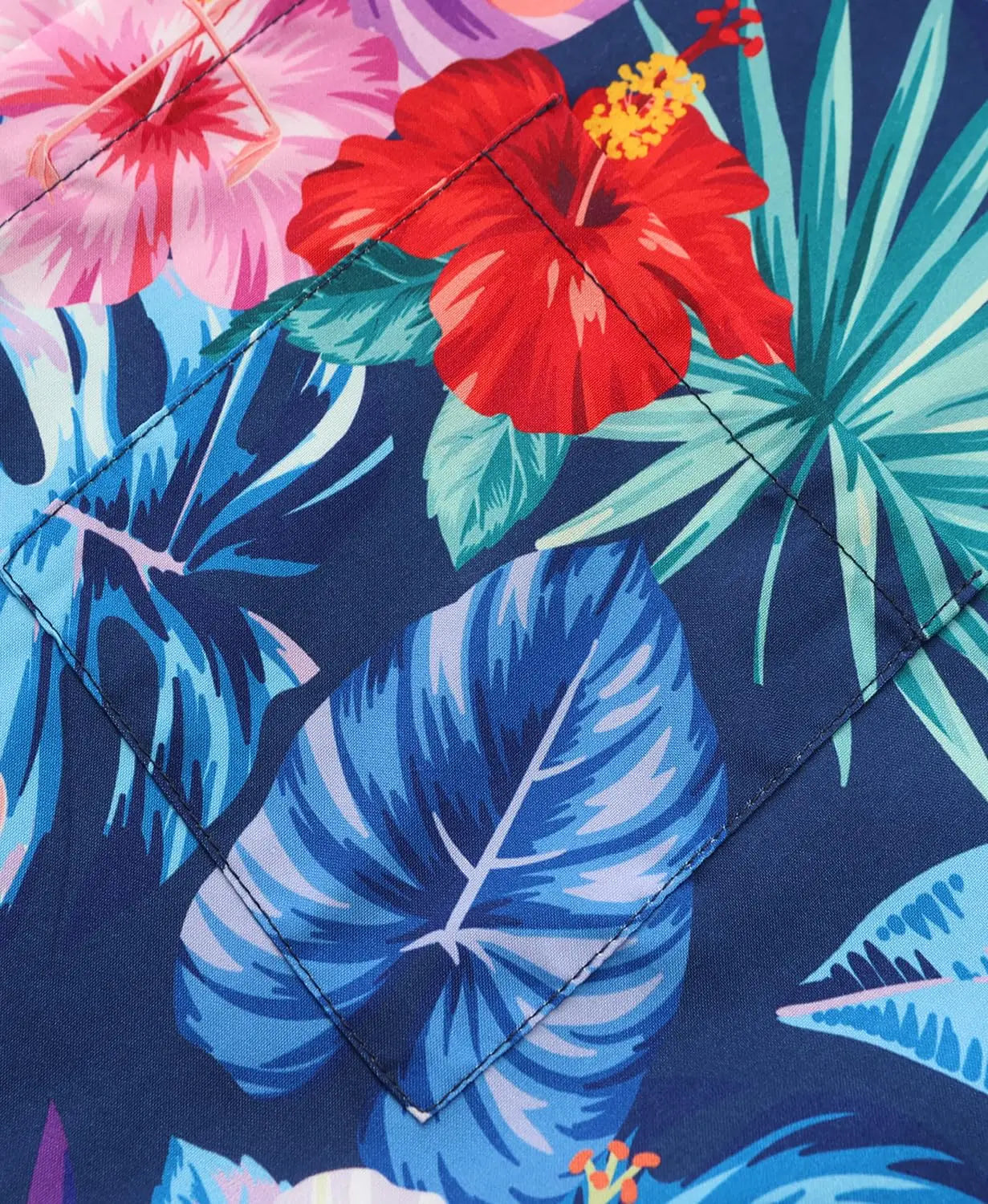 Men's Hawaiian shirt by Your Outdoors n' More featuring colorful tropical print and lightweight fabric for casual outdoor wear.