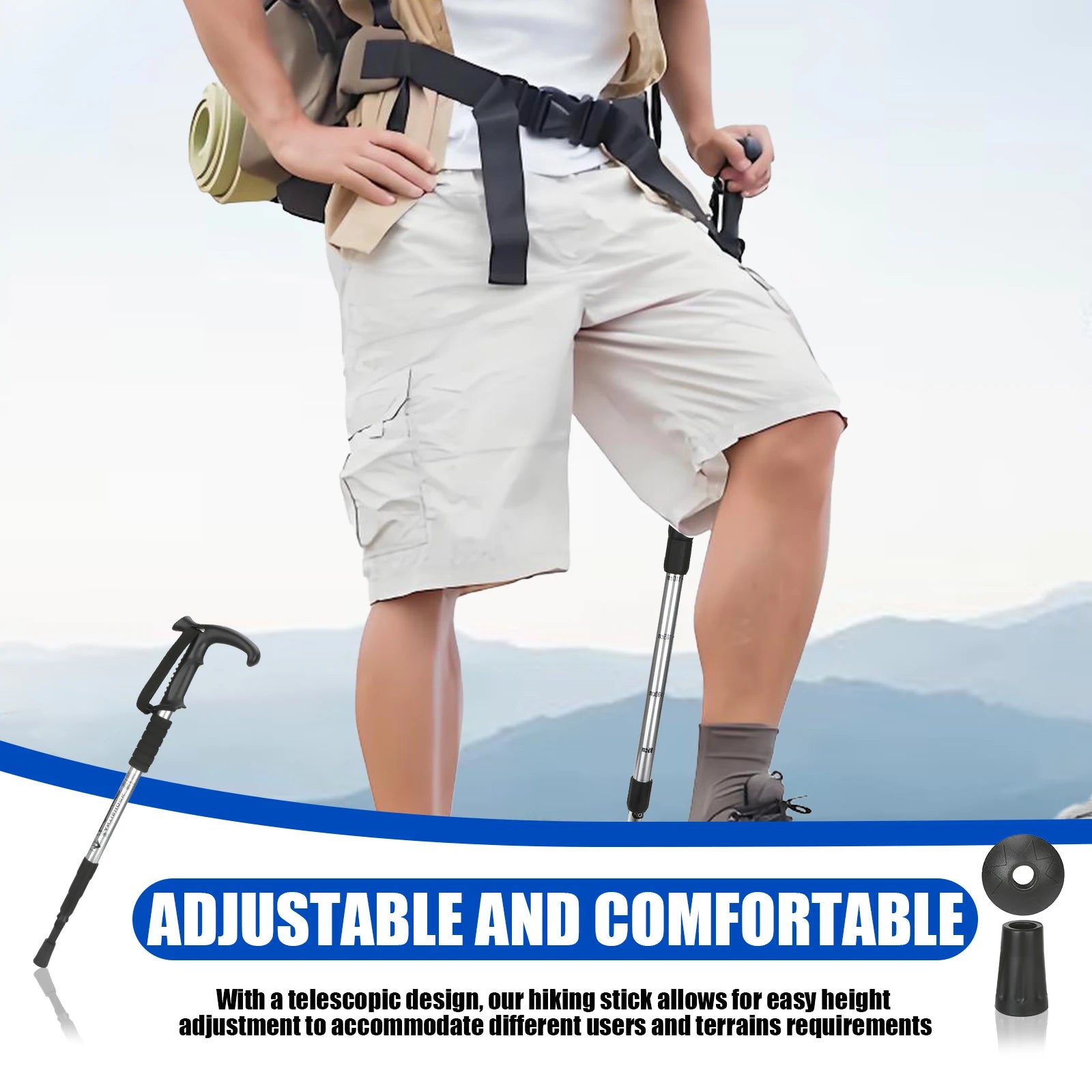 Telescopic Hiking/Walking Stick.