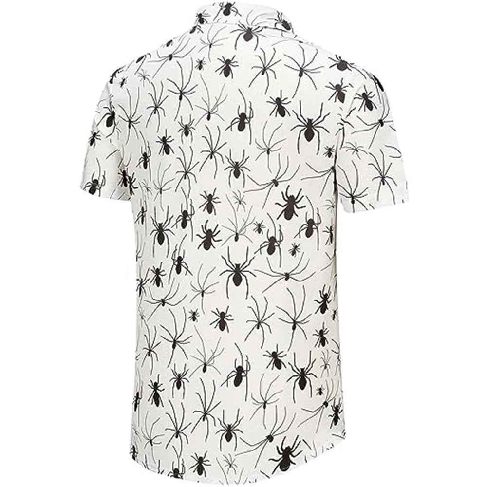 Men's Hawaiian shirt by Your Outdoors n' More featuring a vibrant tropical floral pattern on lightweight fabric.