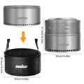 19 Inch Smokeless Fire Pit for Outdoor Wood Burning.