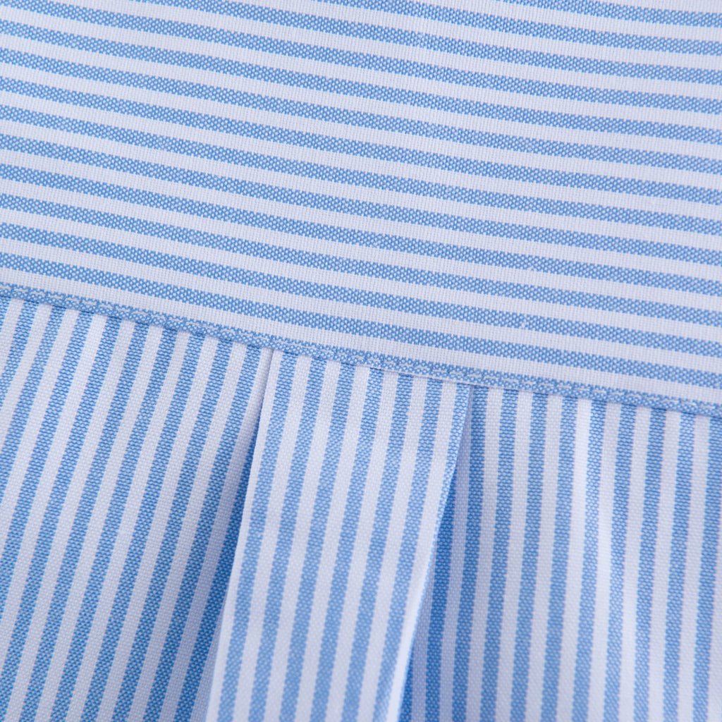 Men's Striped Oxford Long Sleeve Shirt.