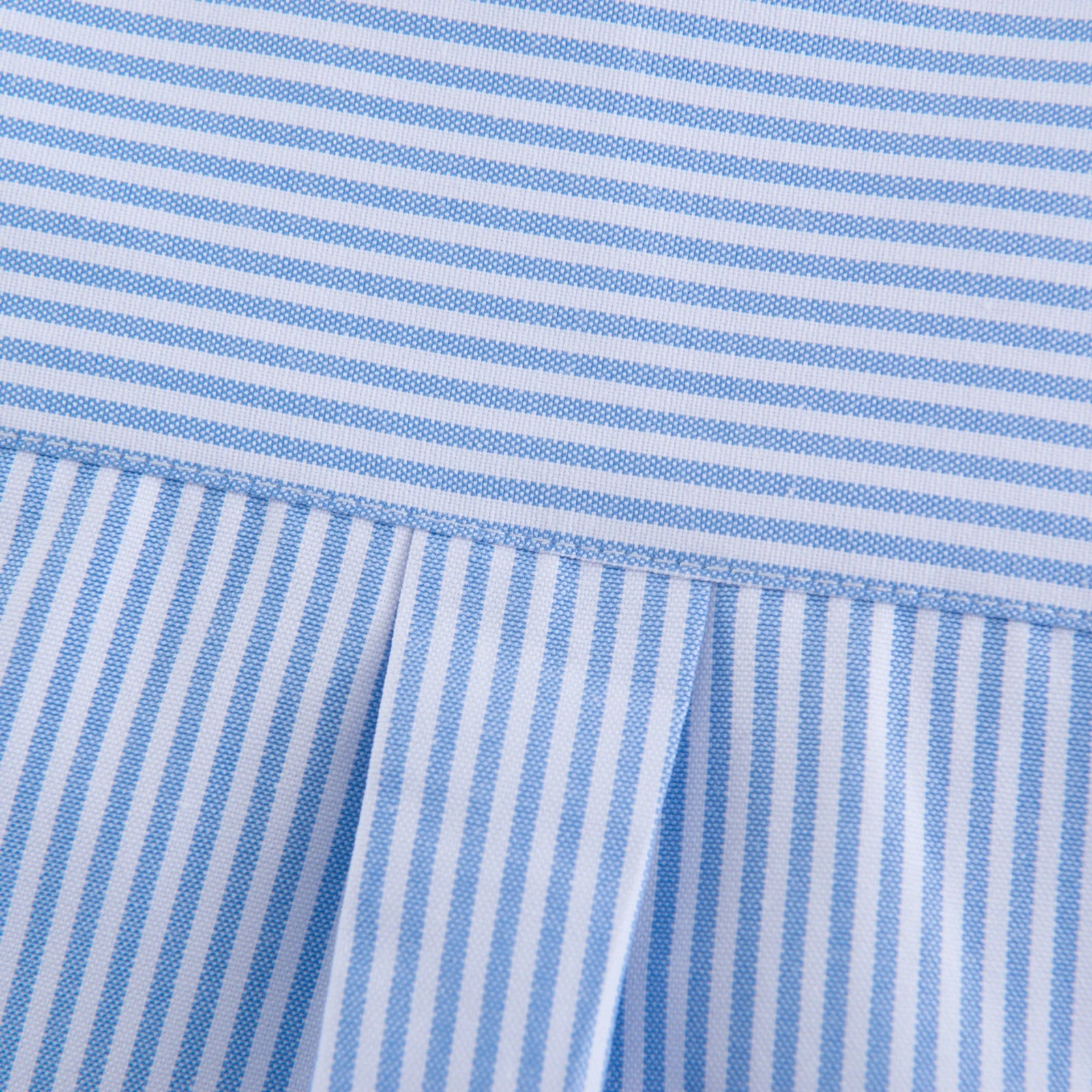 Men's Striped Oxford Long Sleeve Shirt.
