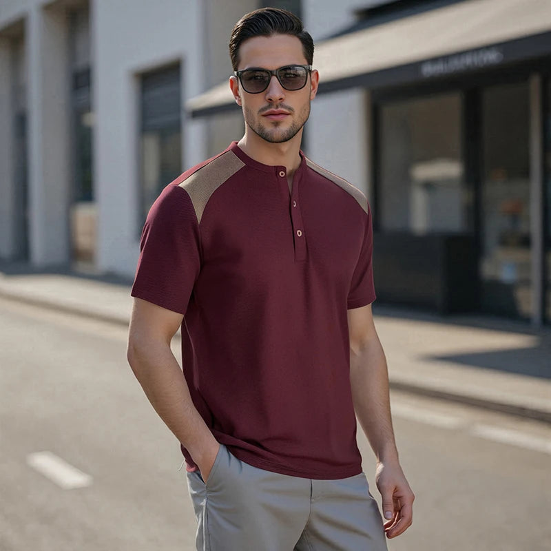 Men's lightweight V-neck T-shirt from Your Outdoors n' More, shown in a comfortable fit and soft fabric in the product image.