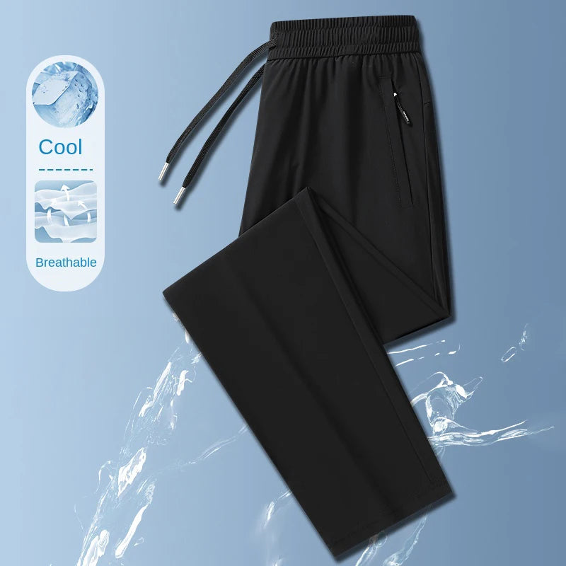 Ice Silk men's trousers from Your Outdoors n' More, lightweight and breathable with a sleek fit and elastic waistband.