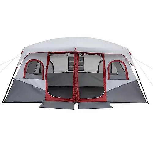 10-Person Cabin Tent With Two Doors.