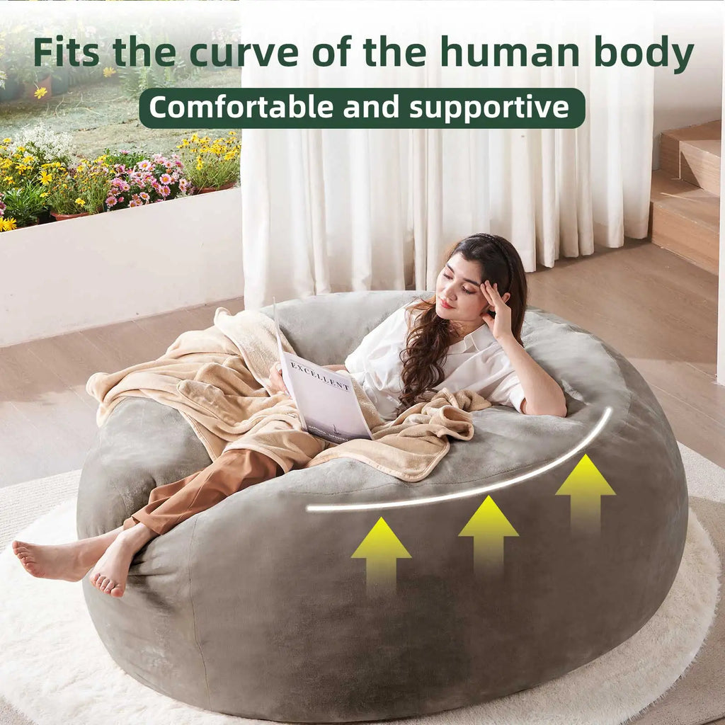 Large bean bag chair.