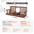 5 ft Wooden Porch Swing.