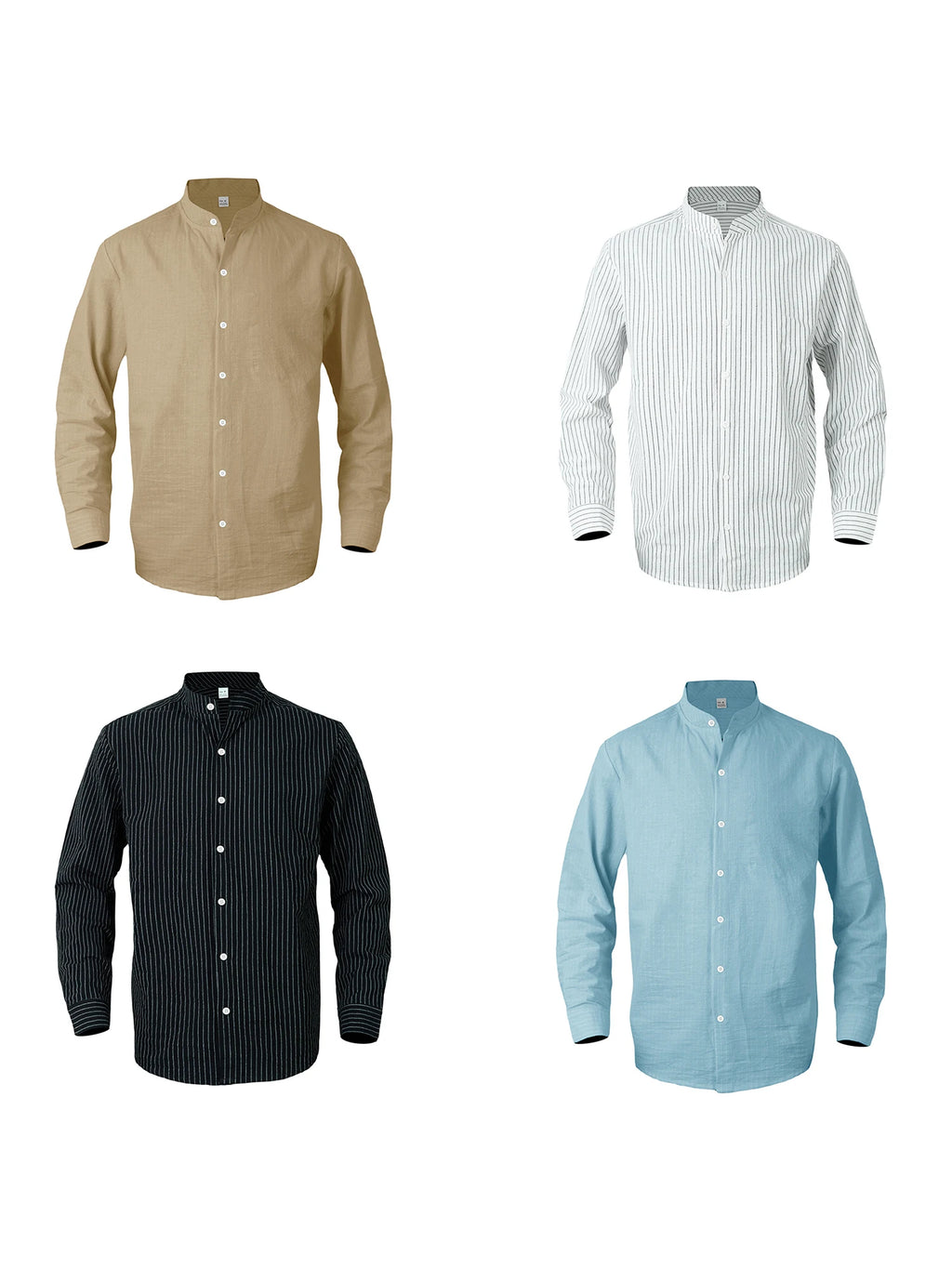 Men's fit striped solid color button-down shirt with long sleeves from Your Outdoors n' More, displayed in a stylish casual setting.