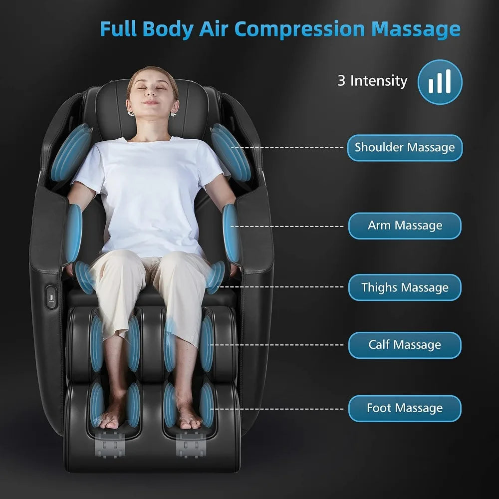 Relaxing massage chair by Your Outdoors n' More with padded armrests and adjustable reclining features.