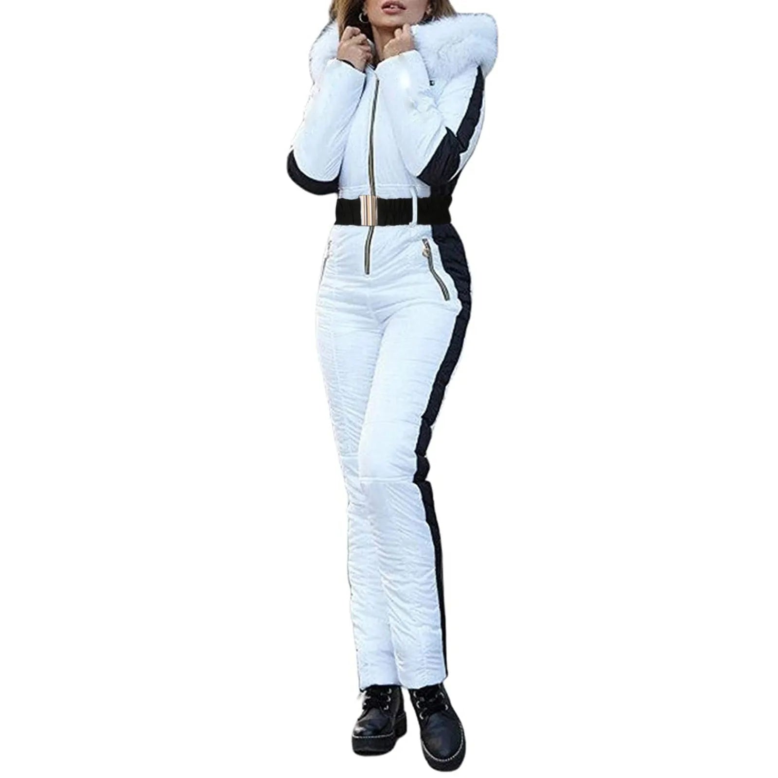 Women's Winter Outdoor Sports Jacket Jumpsuit.