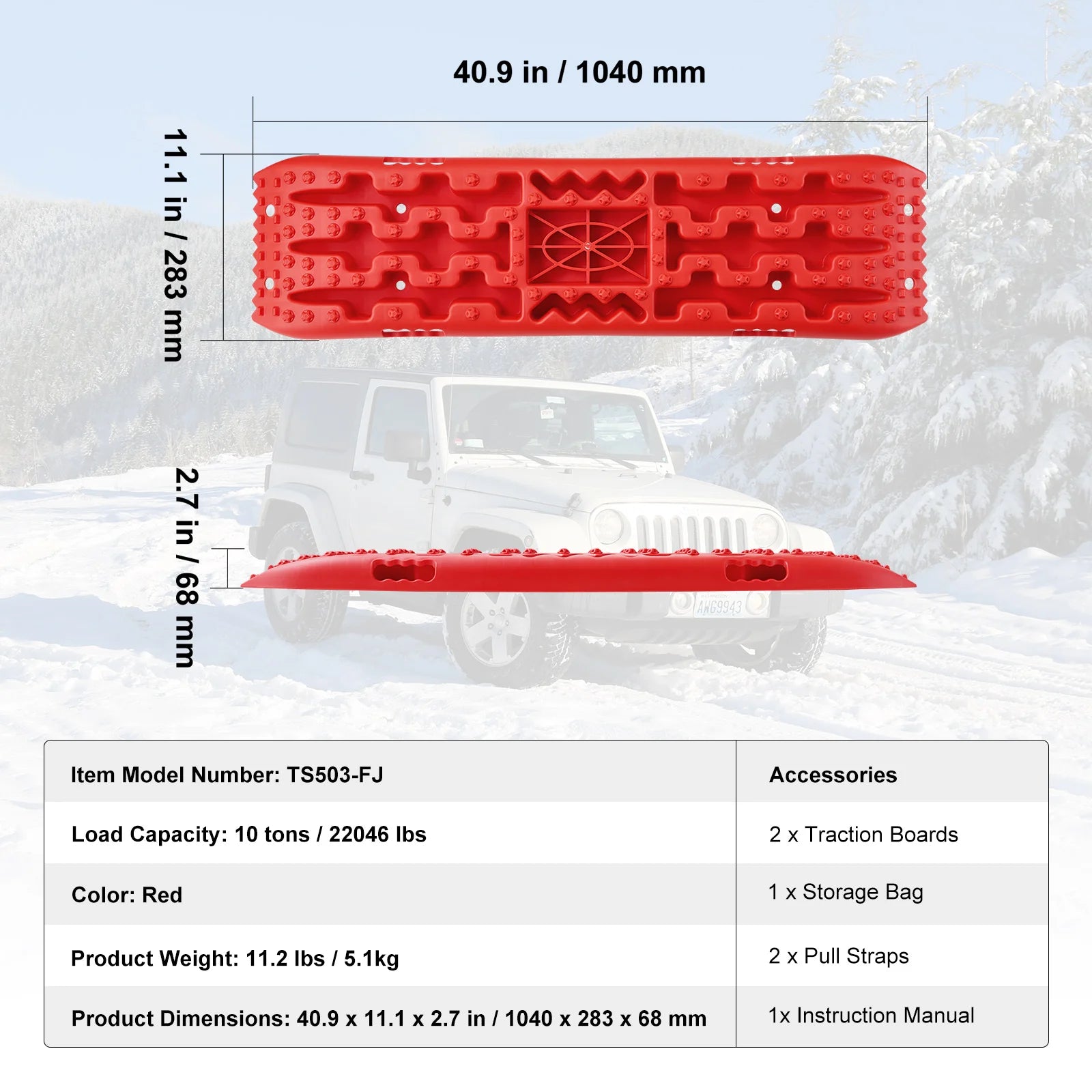 10 TON Traction Boards.