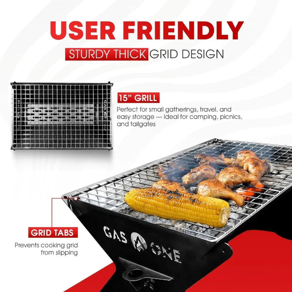 15 Inch Foldable Charcoal Grill.