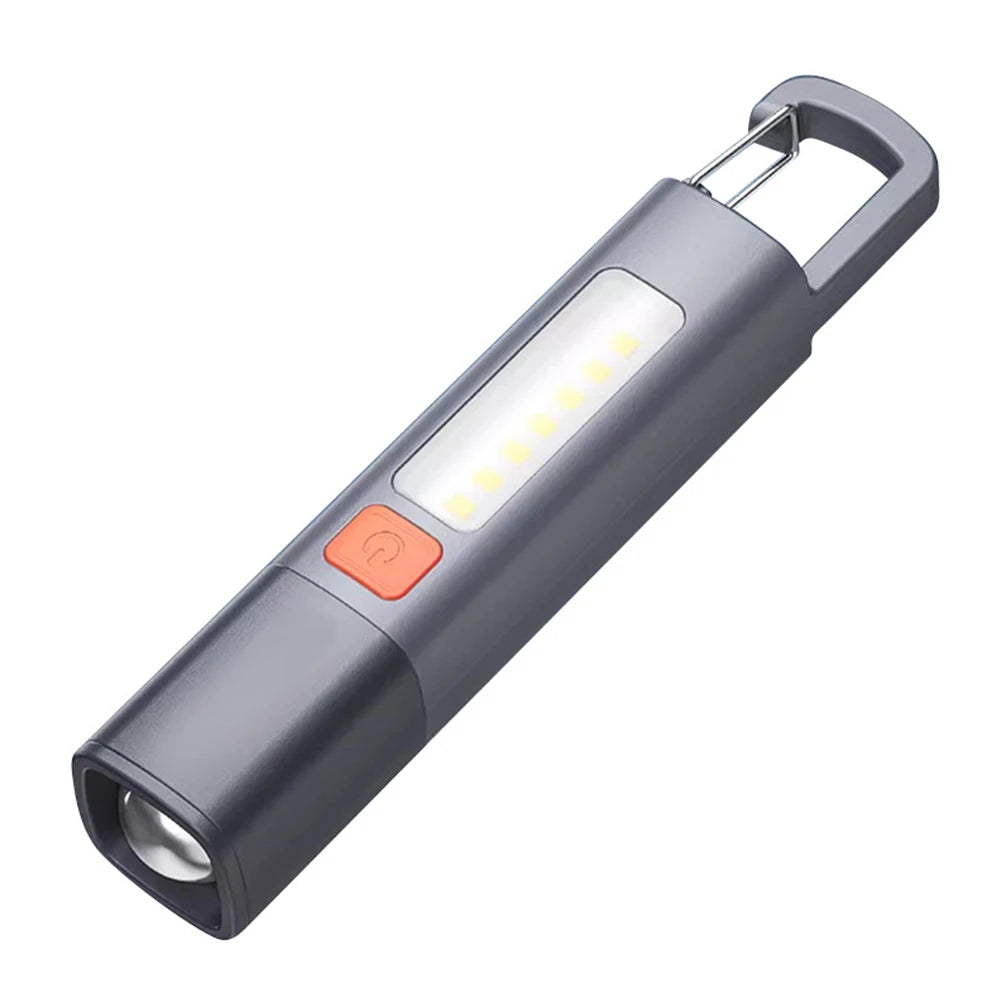 Powerful 10W LED Camping Flashlight with Side Lights.