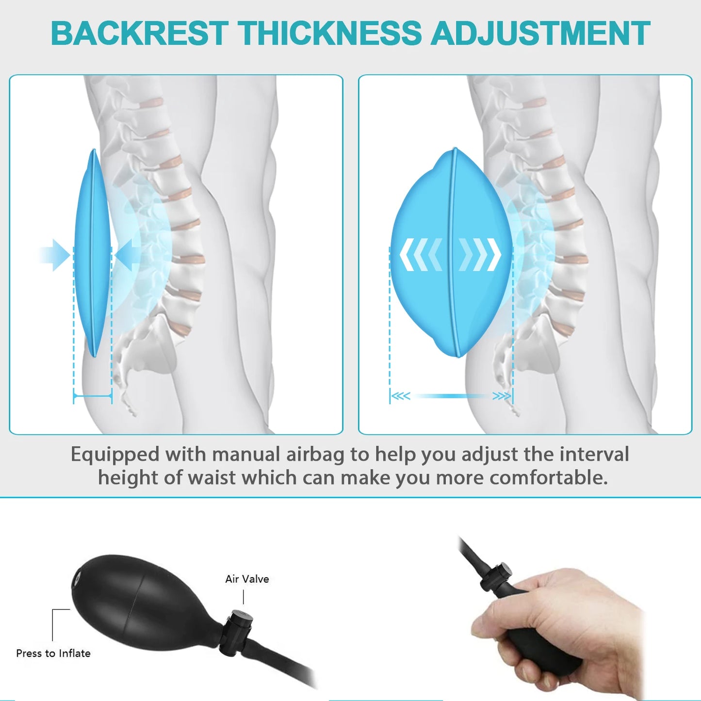 Massage Seat Cushion With Heating