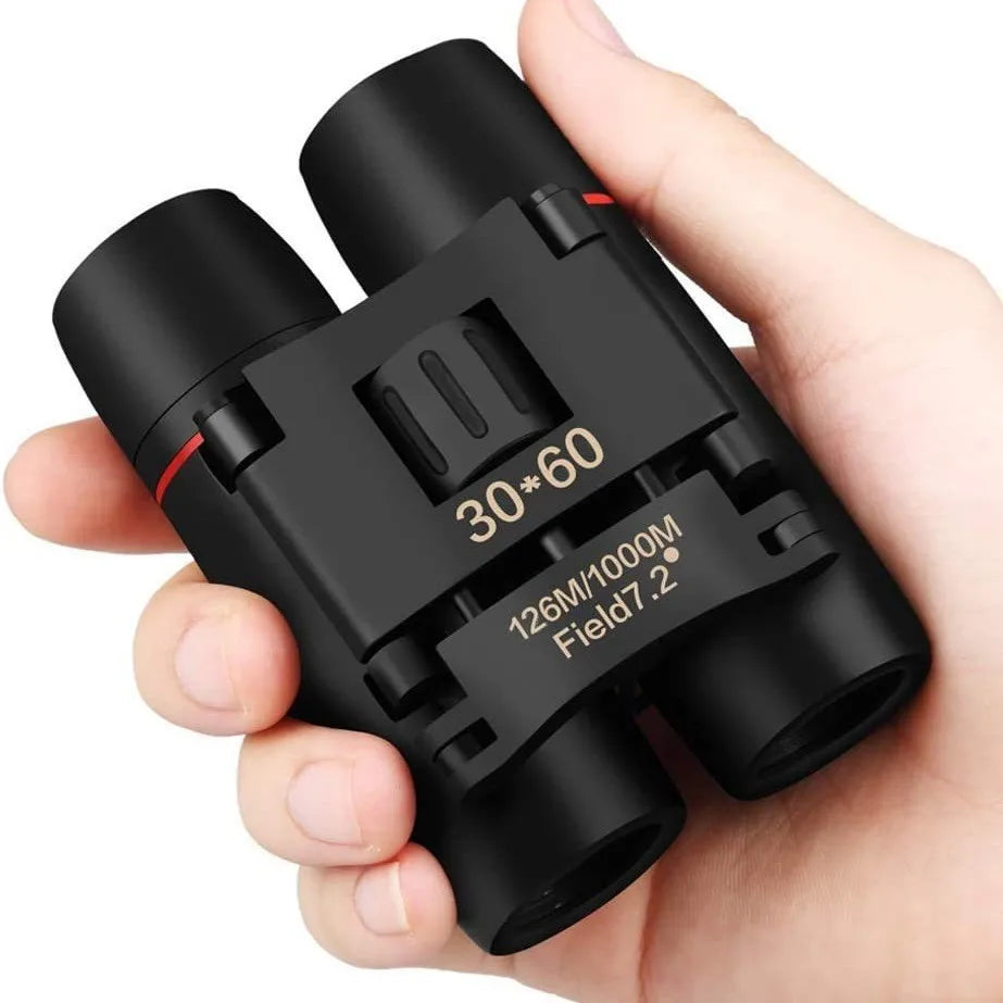 Portable Mini Binoculars, 30x60 Zoom, Wide View Angle.
