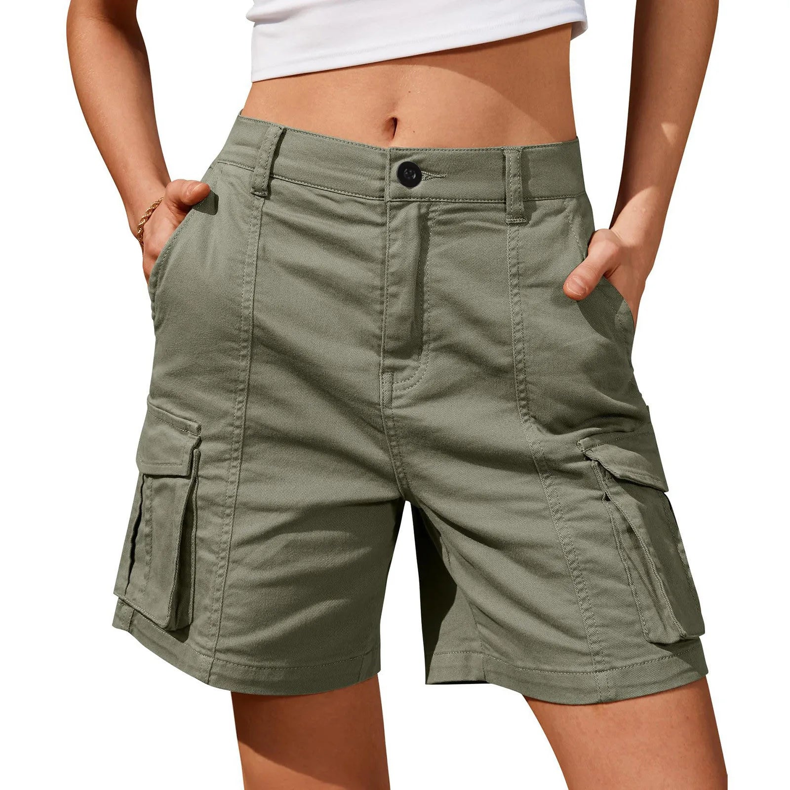 Women Cargo Shorts.