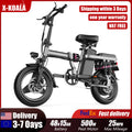 Electric bike with 14-inch wheels and 500W motor from Your Outdoors n' More, featuring a sleek frame and handlebar controls.