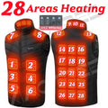 Heated vest jacket for men and women by Your Outdoors n' More, featuring adjustable heating panels and a sleek, insulated design.
