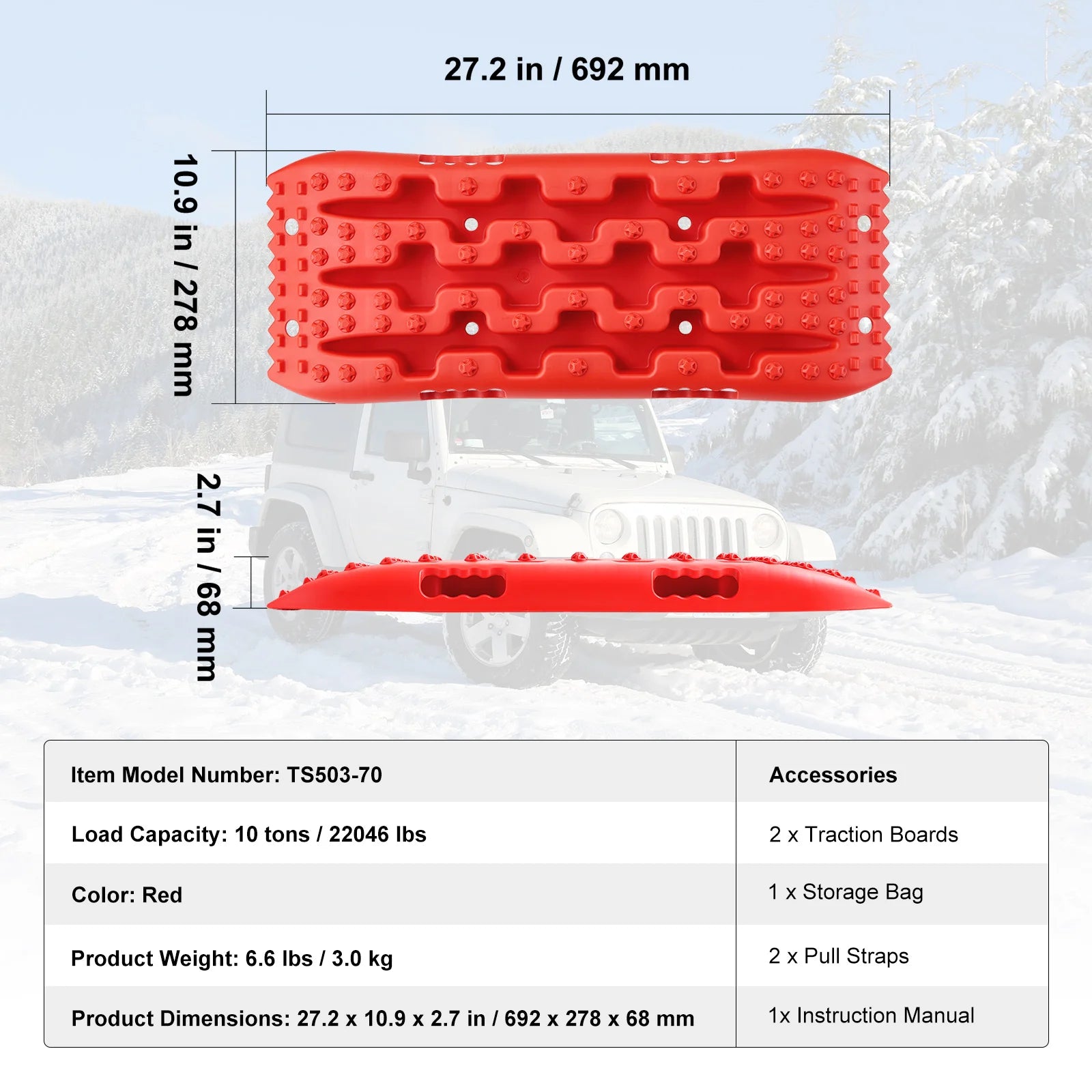 10 TON Traction Boards.