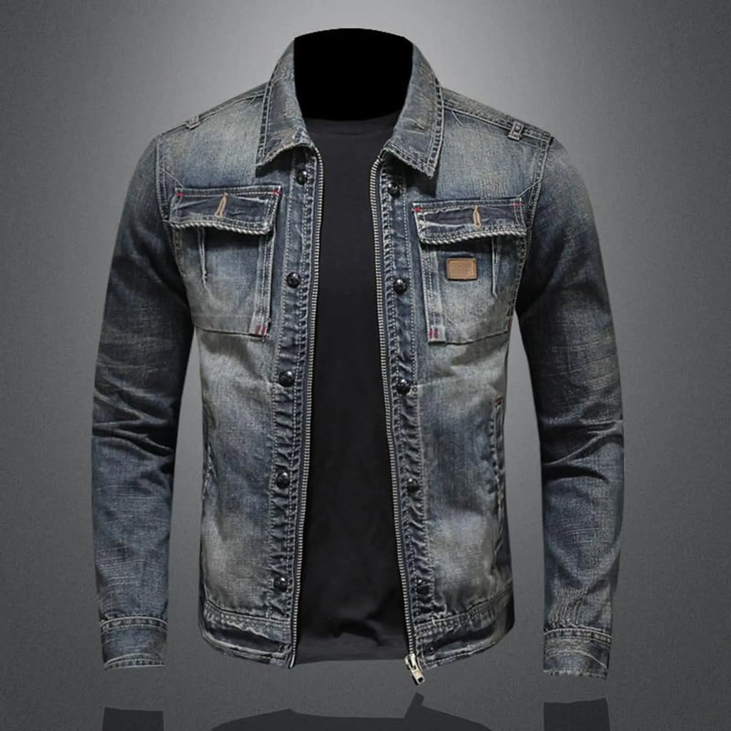 Men's Vintage Denim Jacket.