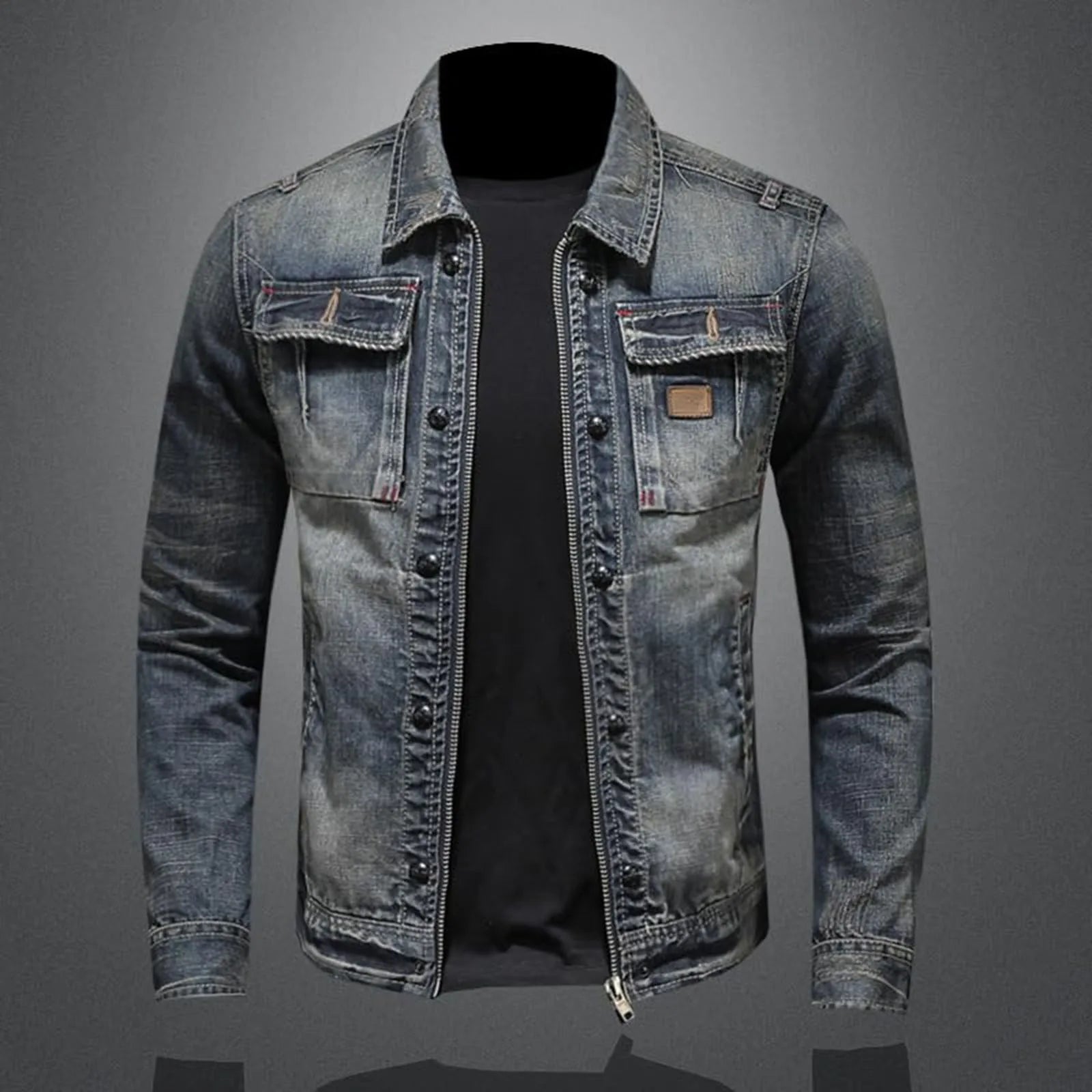 Men's Vintage Denim Jacket.