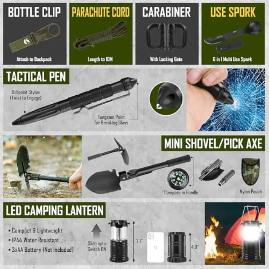268 Piece Emergency Survival Kit.