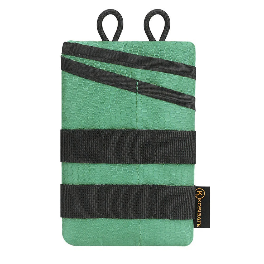 Foldable small EDC tool storage pouch by Your Outdoors n' More, compact and portable for organizing everyday carry tools.