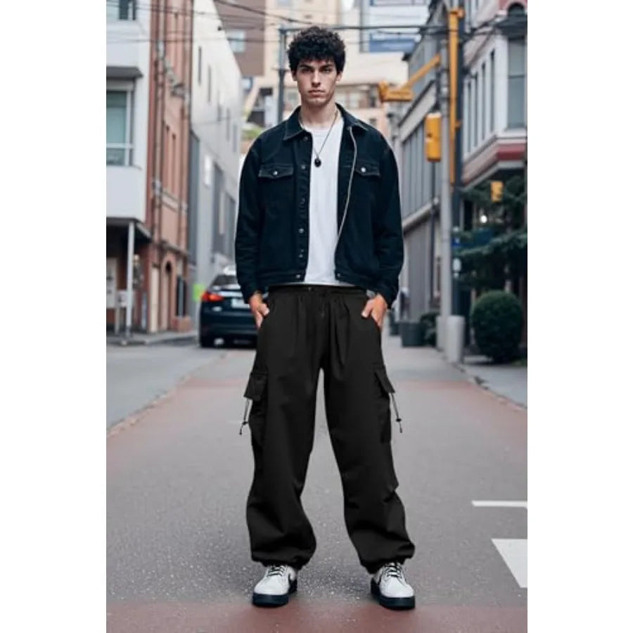 Men's Baggy Cargo Pants.
