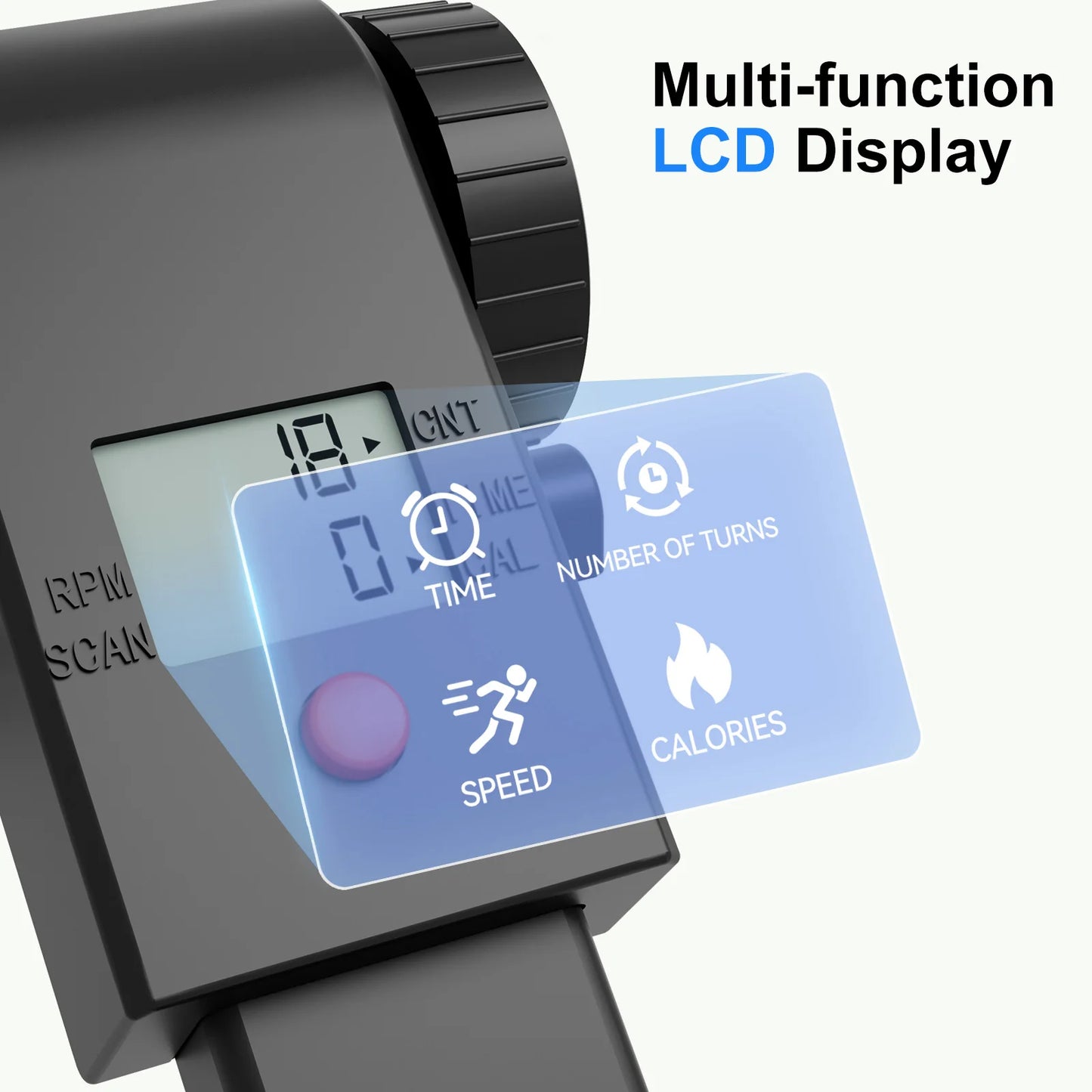 Mini Exercise Bike with Electronic Display for Indoor Leg and Arm Recovery