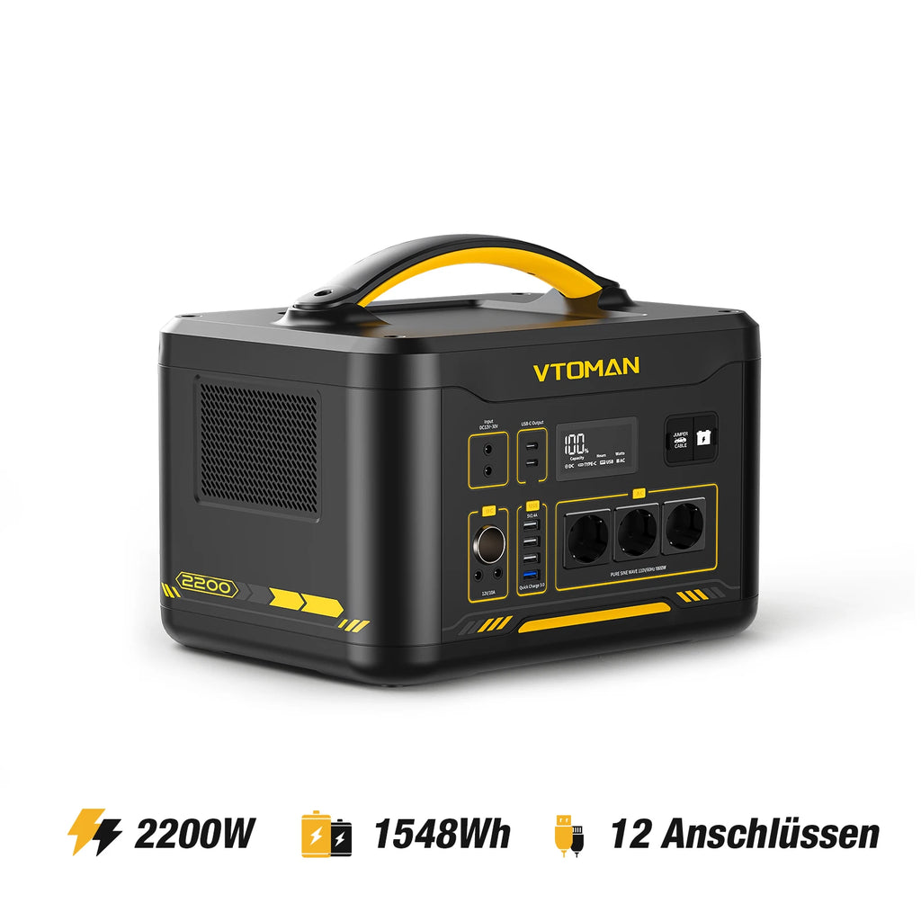 Portable power station from Your Outdoors n' More showing multiple charging ports and compact design for outdoor use