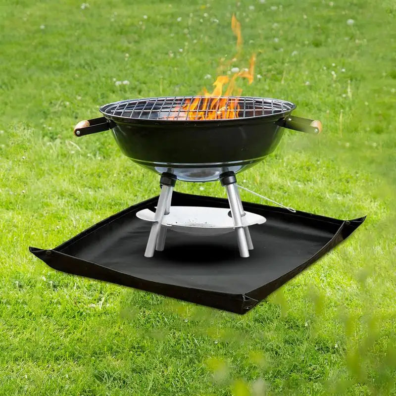 Camping Fire Pit Mat.
